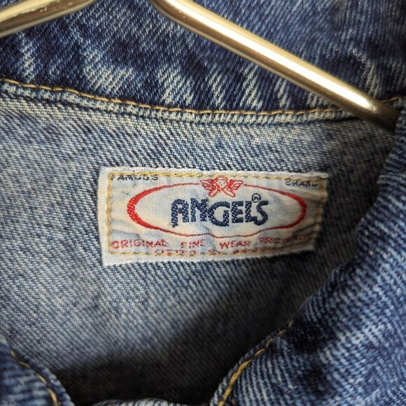 Vintage denim button up vest - Picture 6 of 7